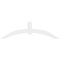 Ekena Millwork Archdale Architectural Grade PVC Gable Bracket, 60"W x 17 1/2"H x 2"D x 4"F, 7/12 Pitch GBP060X18X0204ARC00 - alternate 3
